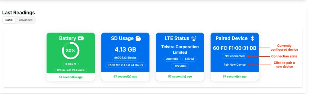 Paired Device - Not Connected